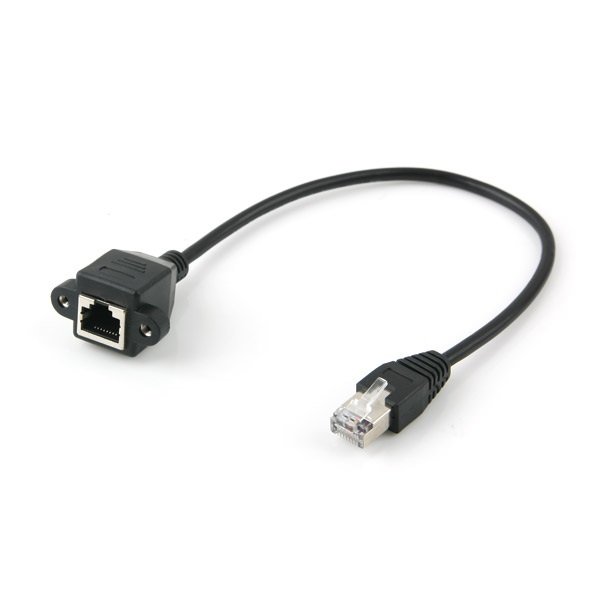 라이트컴 COMS CAT.5e RJ45 포트 연장 MF 브라켓 연결용 [ITB736, 0.3m]