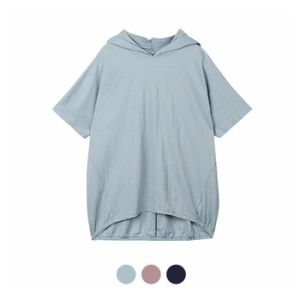 아날도바시니 후드 루즈핏 티셔츠AV08QT70C