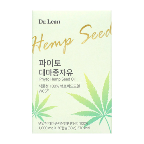 닥터린 파이토 대마종자유 1000mg 30캡슐 (10개)