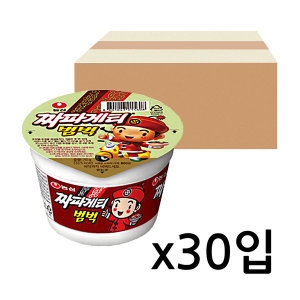 농심 짜파게티범벅 짜장라면 미니 소컵 학원간식 30입 박스