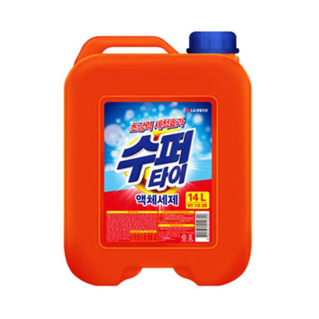 LG생활건강 수퍼타이 액체세제 14L (1개)