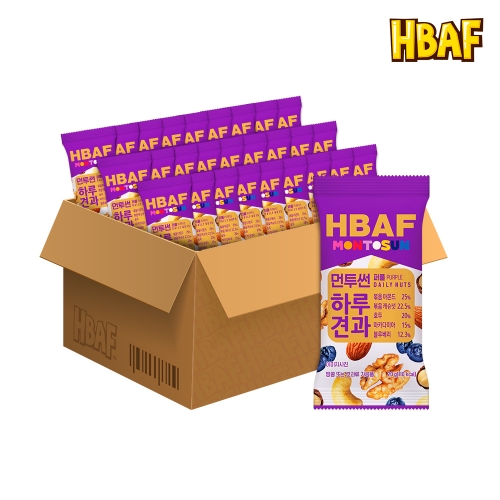 HBAF 먼투썬 하루견과 퍼플 20g (1개)_이미지