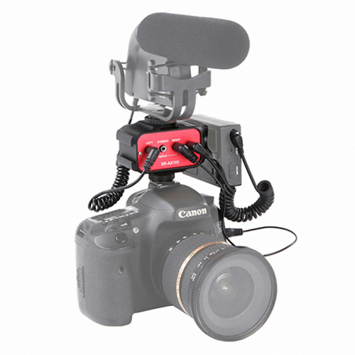Saramonic SR-AX100 오디오어댑터 (정품)_이미지