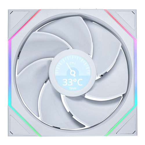 리안리 UNI FAN TL Wireless LCD 140 리버스 (화이트)_이미지