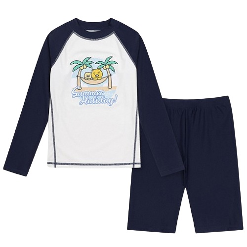 탑텐키즈 카카오 래쉬가드 셋업 MKF5IP3801_이미지