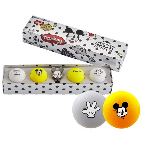 볼빅  비비드 디즈니 미키마우스 (4개+볼마커)