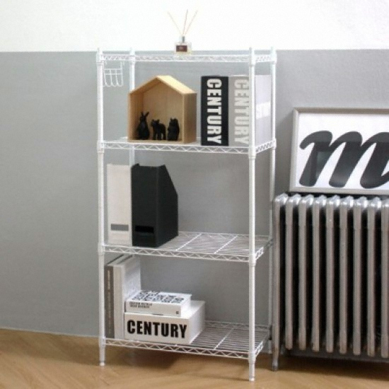 메탈 선반 수납장 4단 900