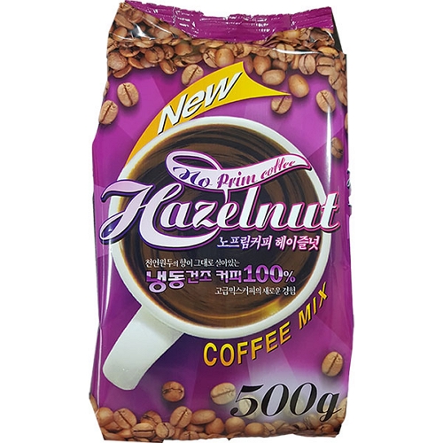 노프림커피 헤이즐넛 믹스 500g