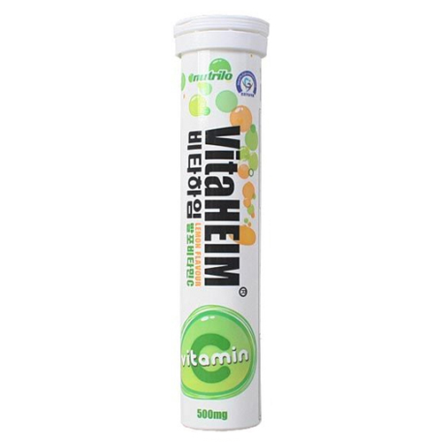 Nutrilo 비타하임 발포 비타민C500 4300mg 20정 (8개)_이미지