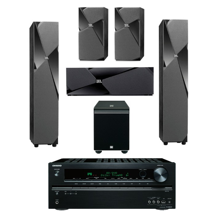 JBL Studio 180 5.1채널 + 온쿄 AV리시버 (TX-NR509, ES150P)_이미지
