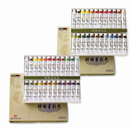 신한화구 한국화물감 20ml (24색)_이미지