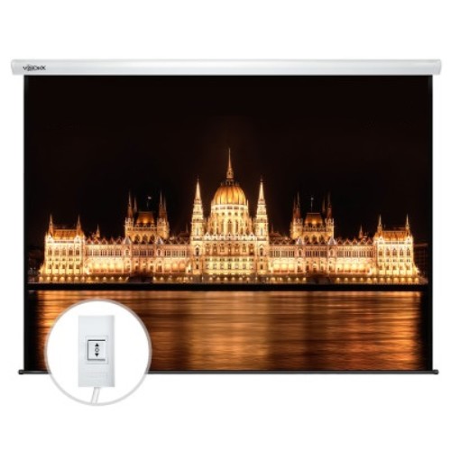 비전엑스 4:3 전동노출스크린 DH-S 시리즈 (300인치, DH-S300L)_이미지