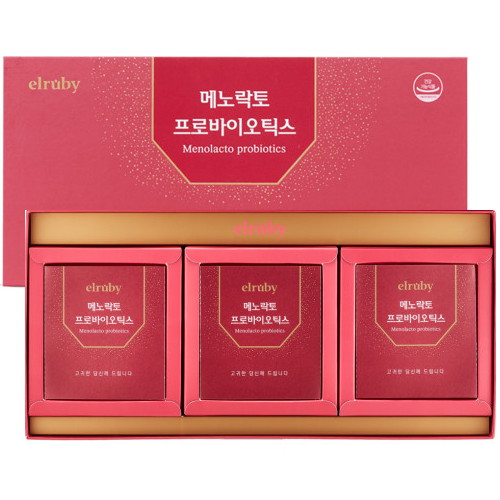 휴온스 엘루비 메노락토 프로바이오틱스 30캡슐 3개입 (3개)_이미지