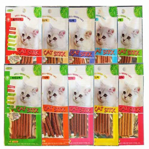 올가밀 캣스틱 ㅤ캣스틱 고양이간식 200g (20g x 10P) (1개)_이미지