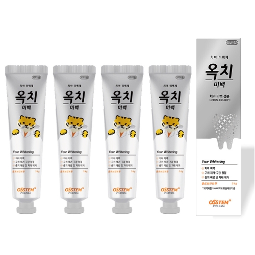 오스템 옥치 치아 미백 치약 34g (5개)