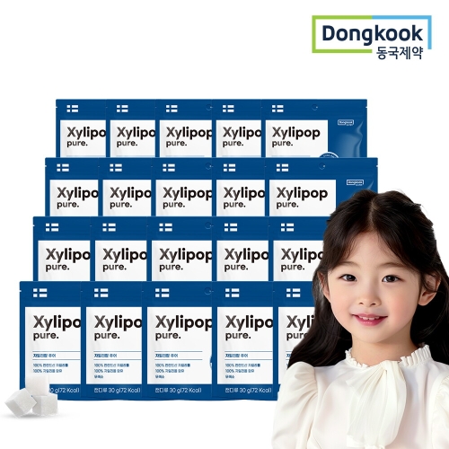 동국제약 자일리팝 무설탕 자일리톨 퓨어 30g (20개)_이미지