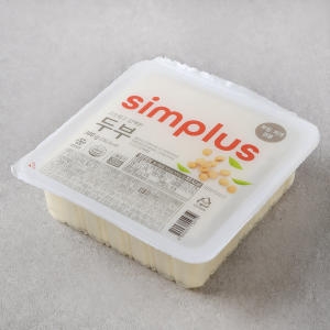 [불명] Simplus 고소하고 담백한 두부 300g (1개)_이미지