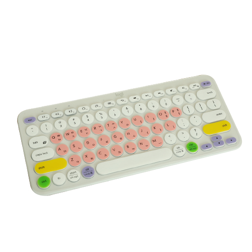 로지텍 K380 한영 전용 키스킨 (판타스틱 핑크)_이미지