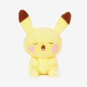 포켓몬스터 포켓피스 잠자는 시리즈 피카츄 인형 M (25cm)_이미지