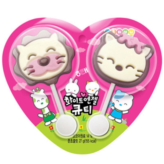 해태제과 화이트엔젤 큐티 27g (36개)_이미지