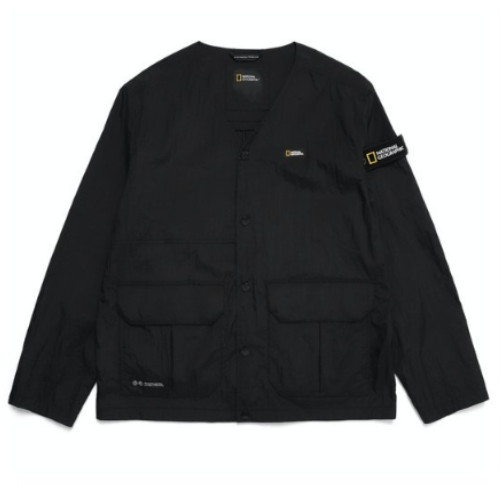 내셔널지오그래픽 시티 캐주얼 간절기 넥리스 가디건 자켓 N221UJP904