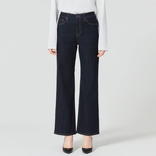  게스 여성 BBK 원워싱 세미와이드 OO3DE105