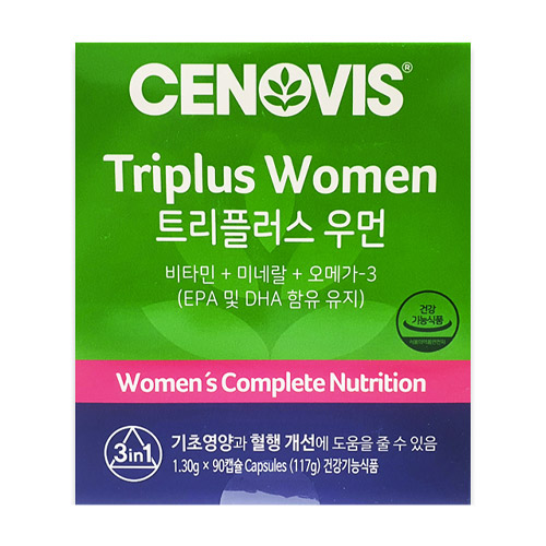 세노비스 트리플러스 우먼 1120mg 90캡슐 (1개)_이미지