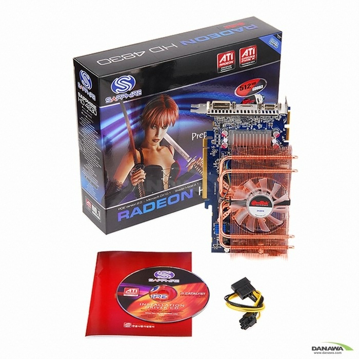 SAPPHIRE �󵥿� HD 4830 HDMI 512MB VF1000 �̿���