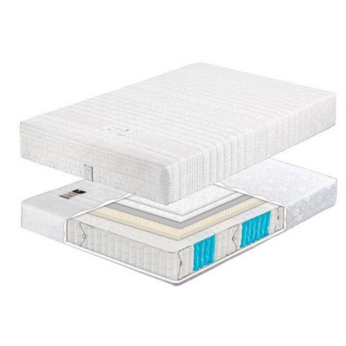 인홈 라온 수납 저상형 LED 패밀리침대 SS+Q (라텍스탑독립)_이미지