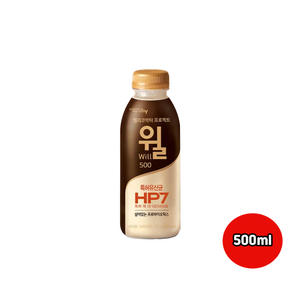 한국야쿠르트 헬리코박터 프로젝트 윌 오리지널 500ml (4개)_이미지
