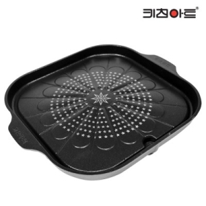 키친아트 다이아몬드 웰빙 사각 구이팬 고기불판