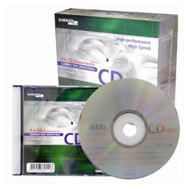 새한 CD-RW 700MB 12x 슬림 (10장)
