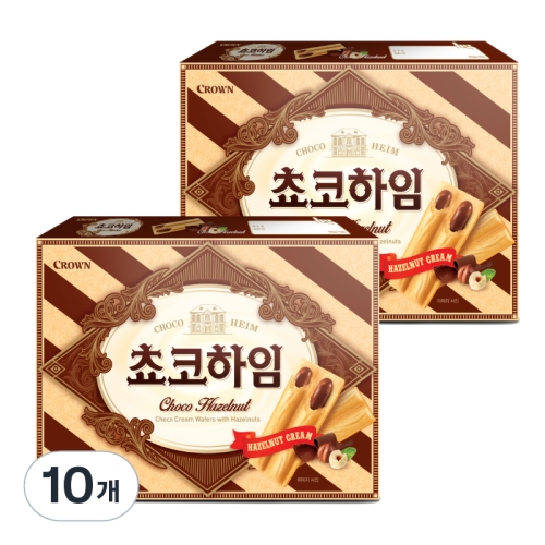 크라운제과 초코하임 284g (10개)_이미지