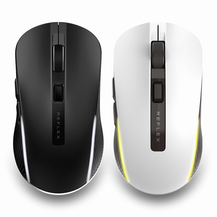 앱코 HACKER 리플렉스 3335 RGB 무선 게이밍 마우스 (블랙)_이미지