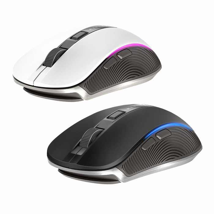 앱코 HACKER 리플렉스 3335 RGB 무선 게이밍 마우스 (블랙)_이미지