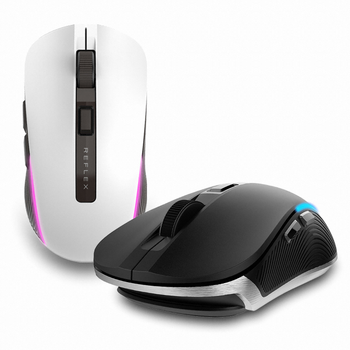 앱코 HACKER 리플렉스 3335 RGB 무선 게이밍 마우스 (블랙)_이미지