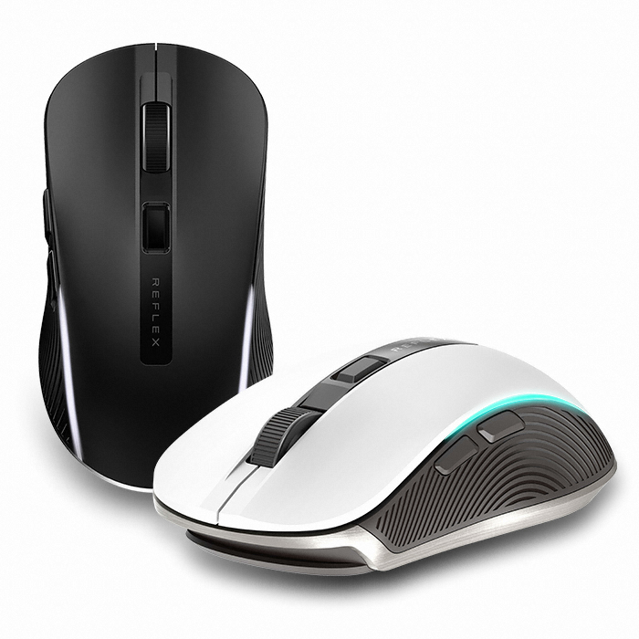 앱코 HACKER 리플렉스 3335 RGB 무선 게이밍 마우스 (블랙)_이미지