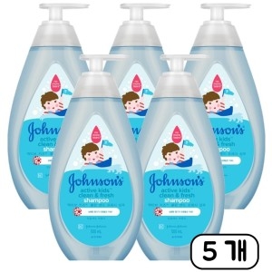 존슨앤존슨 존슨즈베이비 액티브 키즈 클린 앤드 프레시 샴푸 500ml (5개)