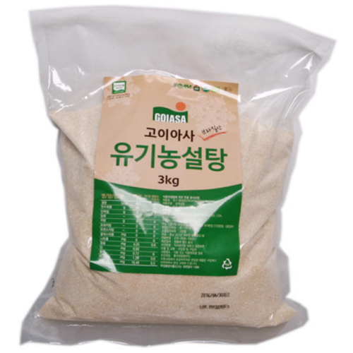 유기농 설탕 3kg
