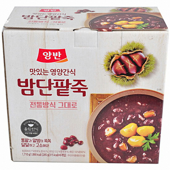 동원F&B 양반 밤단팥죽 285g (6개)_이미지