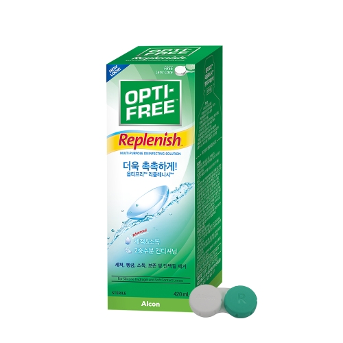 알콘 옵티프리 리플레니시 렌즈관리액 420ml 1개