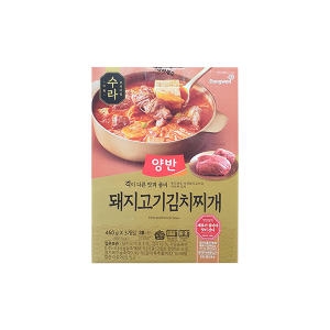 동원F&B 양반 수라 돼지고기 김치찌개 460g (3개)_이미지
