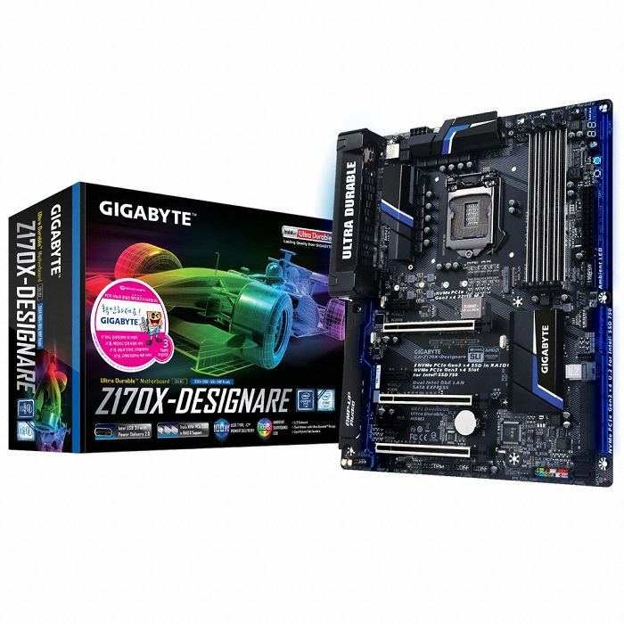 GIGABYTE GA-Z170X-Designare 듀러블에디션 제이씨현