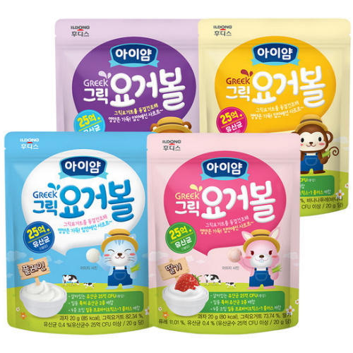 일동후디스 아이얌 아이얌 그릭요거볼 4종세트(블루베리 +딸기+바나나+플레인)이미지입니다. 누르면 해당 게시물로 새창이동합니다.