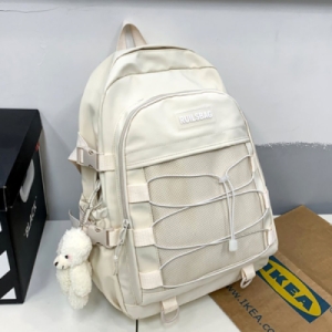 W8AB655 남성 책가방 여성 백팩 학교 트렌디 가방 아이보리 10대가방 학생책가방 노트북백팩 데일리백 복수할인