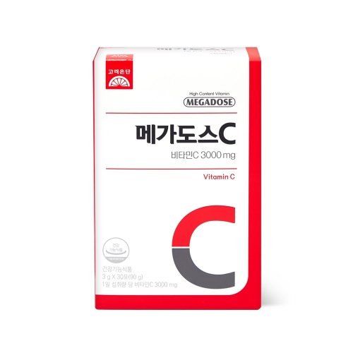 고려은단 메가도스C 3000 3g 30포 (4개)