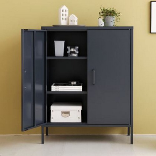 마켓비 MKB 캐비넷 모던세로중 2문 수납장 8001015_이미지