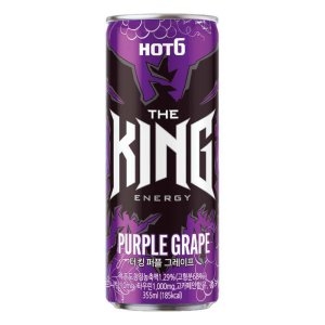 롯데칠성음료 핫식스 더킹 퍼플그레이프 355ml