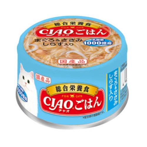 캣 챠오 주식캔 참치&닭가슴살&치어 A-253 85g