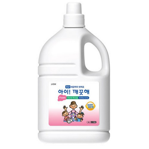 CJ라이온 아이깨끗해 레몬 항균 폼 핸드 솝 4000ml (1개)_이미지